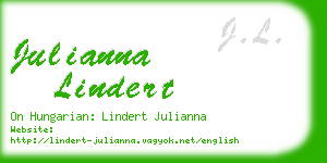 julianna lindert business card